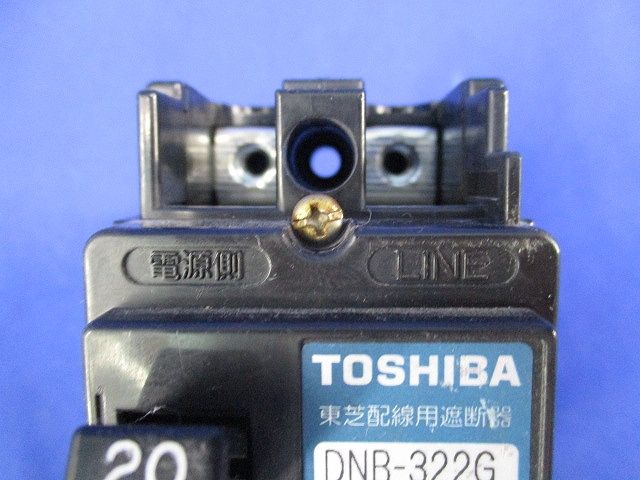 配線用遮断器2P2E20A(ビス無) DNB-322G
