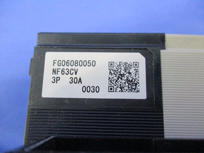 ノーヒューズブレーカ3P30A(アラームスイッチ付)(リード線端子台付) NF63-CV