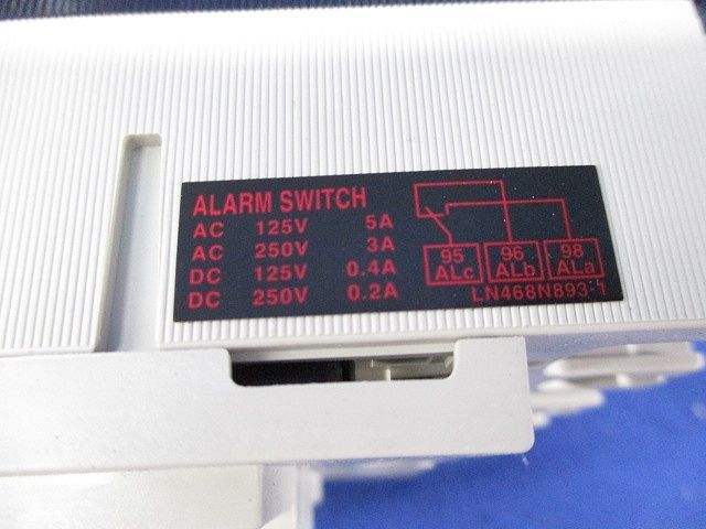 ノーヒューズブレーカ3P20A(アラームスイッチ無し) NF63-HV