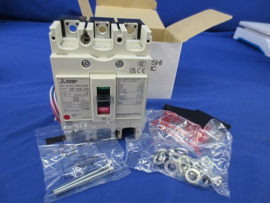 ノーヒューズブレーカ3P20A(アラームスイッチ無し) NF125-HV