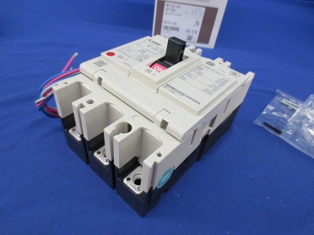 ノーヒューズブレーカ3P20A(アラームスイッチ無し) NF125-HV