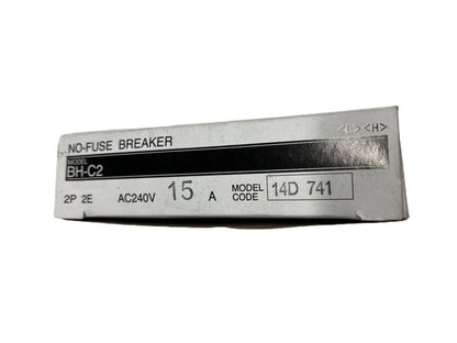 ノーヒューズブレーカー BH-C2 2P2E 15A AC240V