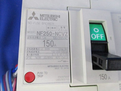 ノーヒューズブレーカ3P150A(アラームスイッチ付) NF250-NCVZ