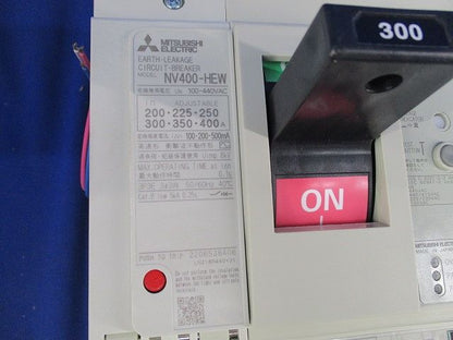 漏電遮断器3P3E200-400A(アラームスイッチ無し) NV400-HEW