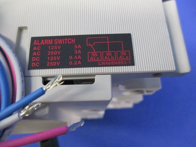 ノーヒューズブレーカ3P3E75A(アラームスイッチ付) NF125-NCVZ