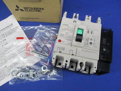 ノーヒューズブレーカ3P3E75A(アラームスイッチ付) NF125-NCVZ