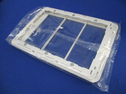 スイッチプレート ラウンド型 3連用(14枚入)(ホワイト)(新品未開封)National WTC7103