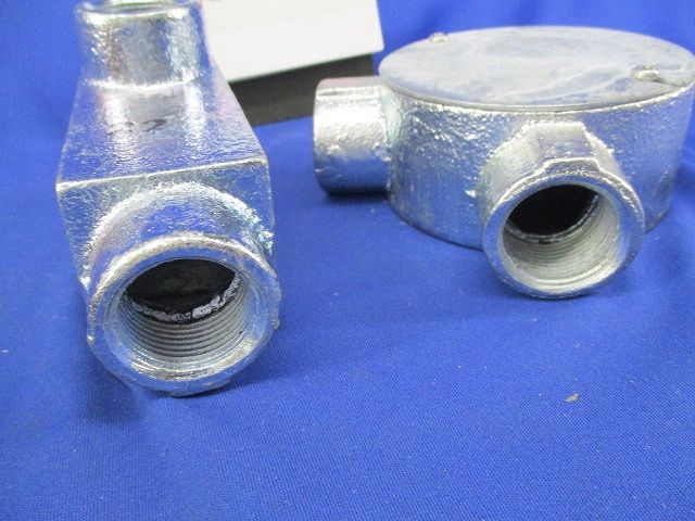 ユニバーサルエルボ・丸型露出セット(混在2個入)(傷・汚れ有) 22