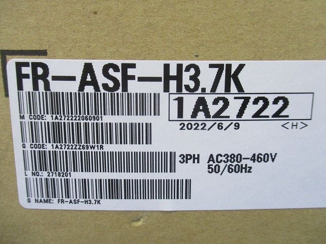 サージ電圧抑制フィルタ(新品未開梱) FR-ASF-H3.7K