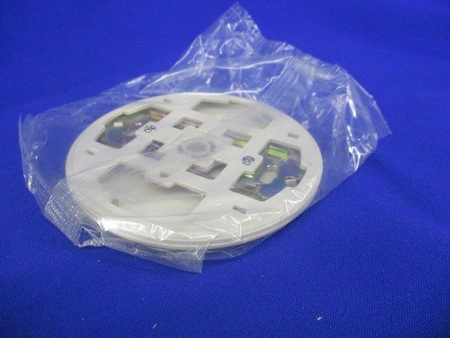 モダン丸型電話線プレート(取付枠付)(20枚入)(ミルキーホワイト)(撮影の為開封) WN6080WK