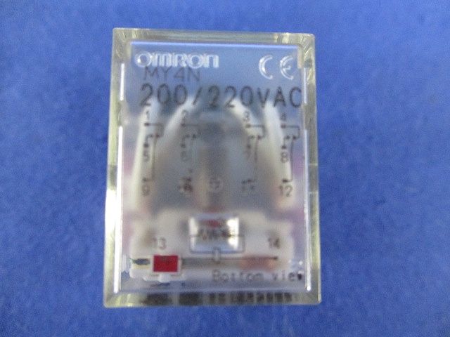 ミニパワーリレー(200/220VAC)(2個入) MY4N