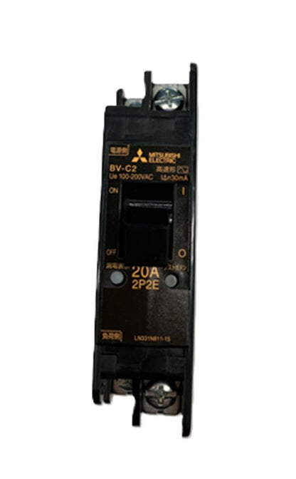 分電盤用遮断器 分岐回路用漏電遮断器 2P2E BV-C220A100-200V30mA