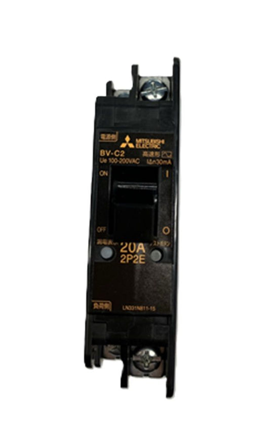分電盤用遮断器 分岐回路用漏電遮断器 2P2E BV-C220A100-200V30mA