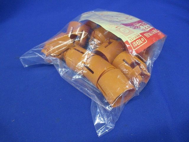 SBアダプター&amp;SB曲がりアダプター φ22ノック用  オレンジ 10個入 SBA-22C-10
