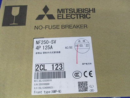 ノーヒューズブレーカー4P125A NF250-SV