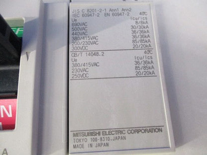 ノーヒューズブレーカー4P225A NF250-SV