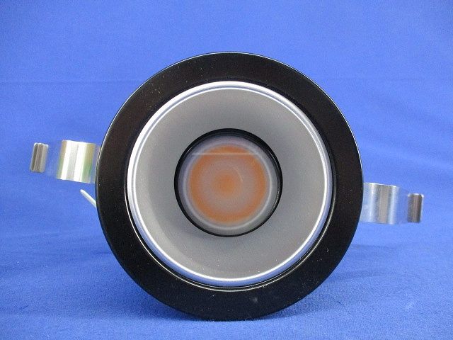 LEDダウンライトφ75(電球色)(キズ・汚れ有)(黒) LZD-93500LBB
