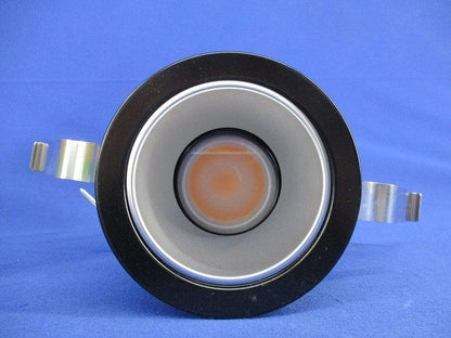 LEDダウンライトφ75(電球色)(キズ・汚れ有)(黒) LZD-93500LBB