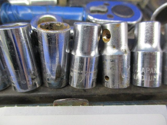 ソケット 4mm〜12mm・サビ有(傷・汚れ有) 4mm