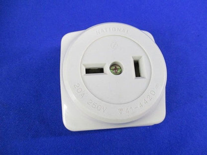 引掛露出コンセントセット(混在3個入)(ミルキーホワイト)National WK2320K他