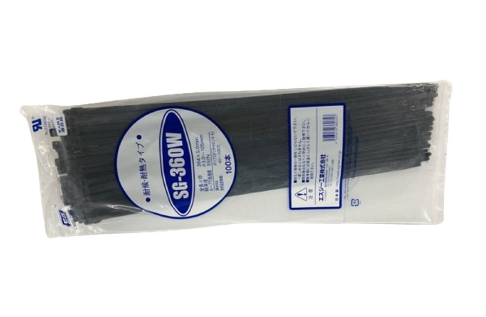耐候グレード 黒 100本入り SG-360W-100
