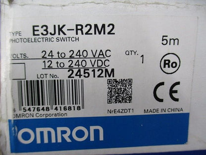 AC/DC電源フリータイプ光電センサ 5M E3JK-R2M2