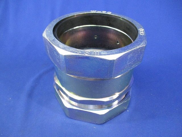 防水型ストレートネジなしパイプコネクタ W-LP-82-82