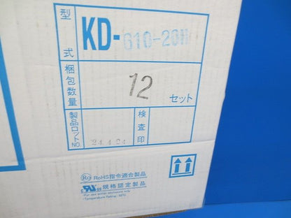 配線ダクト(12セット入)(新品未開梱) KD-610-20H