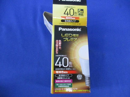 LED電球40形(電球色)E17 LDA4L-G-E17/Z40E/S/W