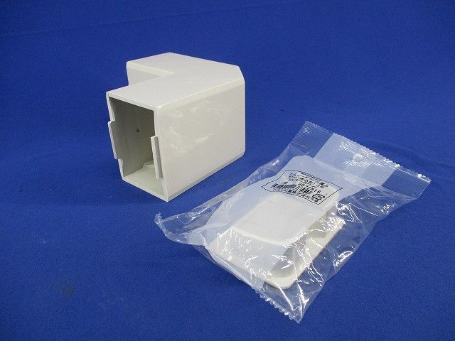エムケーダクト付属品内外マガリ3号セット(2個入)(ミルキーホワイト)(汚れ有) MDK133他