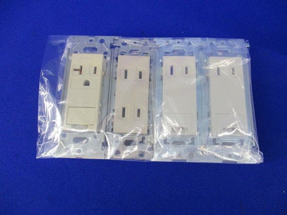 埋込コンセントセット(混在4個入)(ベージュ系) JEC-BN-ITGE他