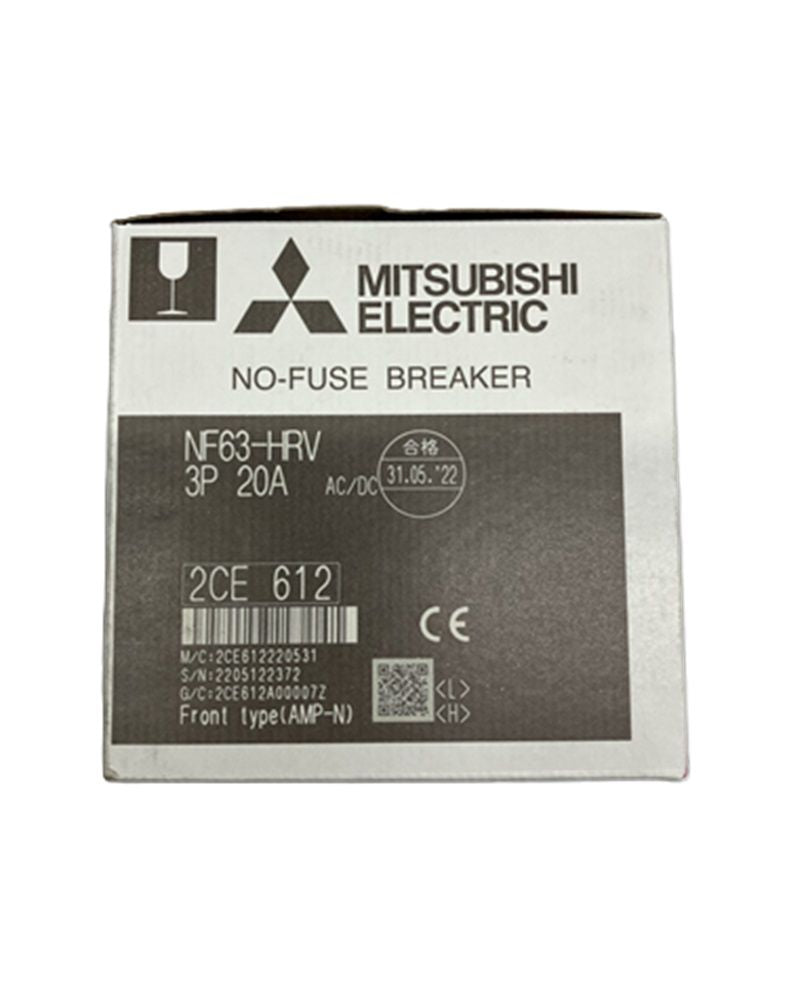 ノーヒューズブレーカー(高性能品) (3極) (AC/DC) NF63-HRV-3P-20A