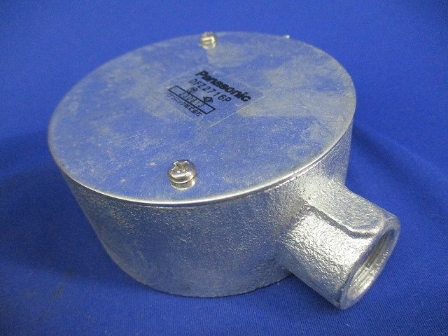 丸型露出ボックス 3方出(3個入)(亜鉛) DFZ2716P