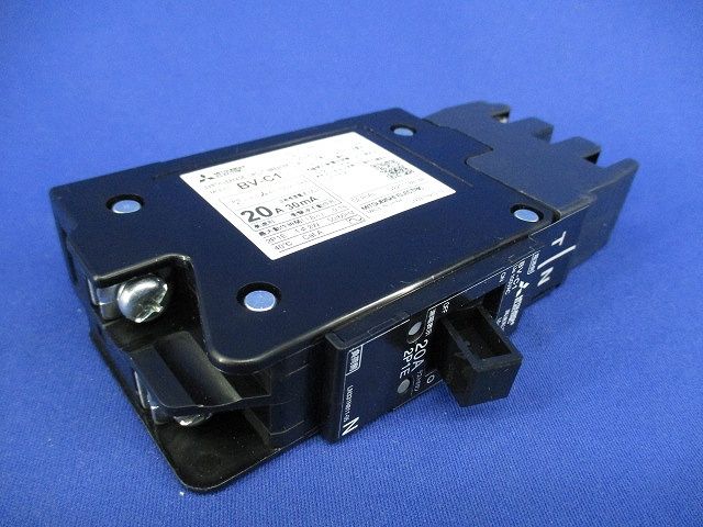 漏電ブレーカー2P1E20A BV-C1