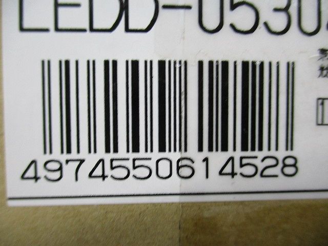 LEDダウンライトφ50(温白色)(新品未開梱) LEDD-05304WWV-RD1