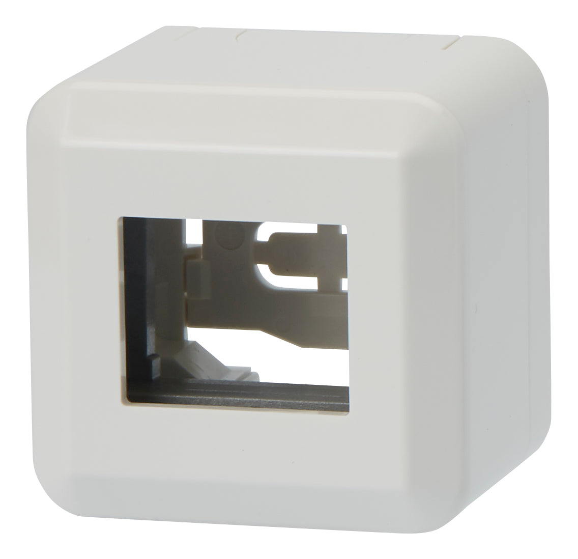 組み合わせ型露出ボックス 1口用 スイッチ・コンセント別売 ピュアホワイト CSB-F1N-PW