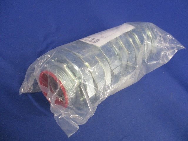 防水プリカ用ボックスコネクタ(厚鋼電線管おねじ付き) ユニオン式 ノックアウト用コネクタ 5個入 WBG63-05