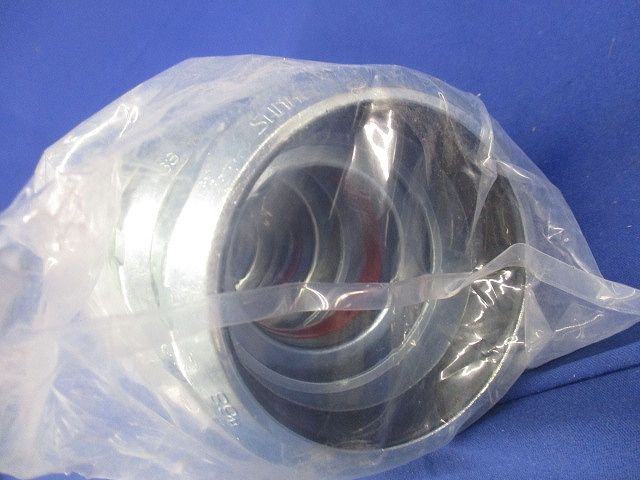 防水プリカ用ボックスコネクタ(厚鋼電線管おねじ付き) ユニオン式 ノックアウト用コネクタ 5個入 WBG63-05
