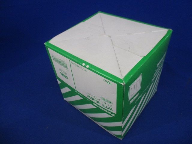 コスモシリーズワイド21 コンセントプレート6コ用(ホワイト) 10枚入 WTF8006W-10