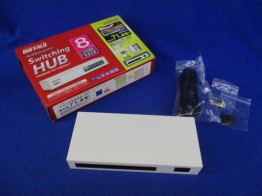 8ポートスイッチングHUB金属筐体/電源内蔵モデル LSW3-TX-8NS/WH