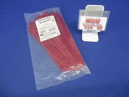 はずせる カラーリピートタイ 標準・屋内用クレード 赤 100本入 RF250-RED-100