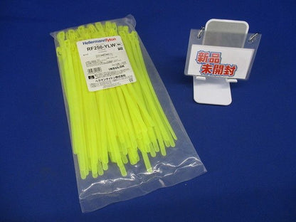 はずせる カラーリピートタイ 標準・屋内用クレード 黄 100本入 RF250-YLW-100
