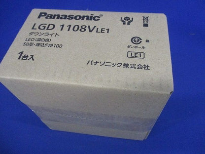 LED 温白色 ダウンライト 調光操作不可 LED/電源ユニット内蔵 LGD1108VLE1