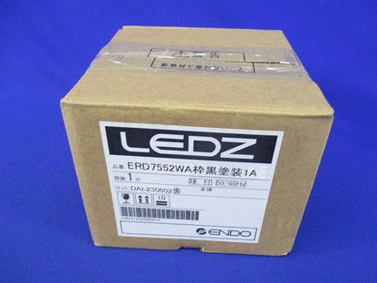 軒下用グレアレスダウンライト(枠黒塗装)(撮影のため開封) ERD7552WA