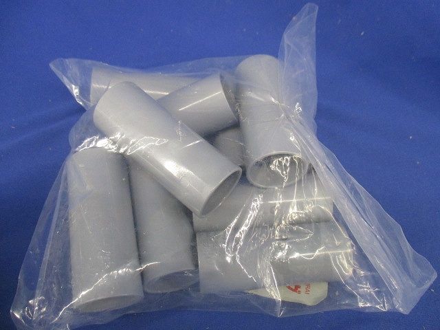 TSカップリング ストレートタイプ 適合管VE22 グレー 10個入 PVF-22-10