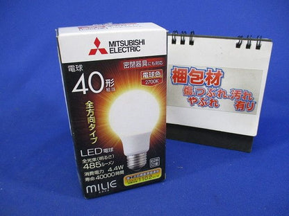 LED電球(E26)(電球色)(点灯試験済) LDA4L-G/40/S-A