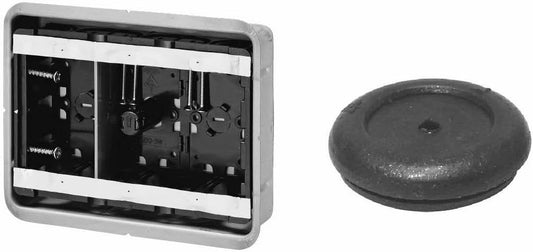 鋼製カバー付スライドボックス 省令準耐火対応キット センター磁石付 SBG-3F-K