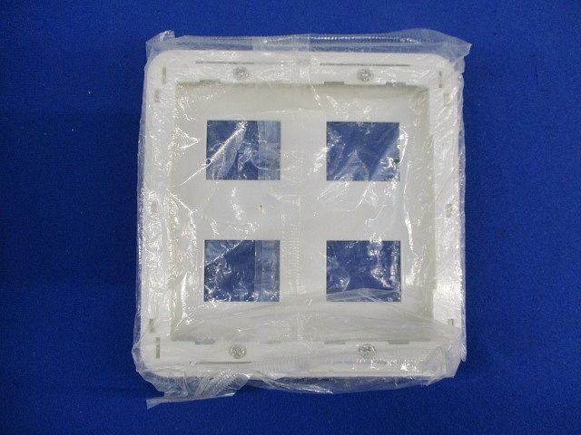 コンセントプレート4コ用(12枚入)(ホワイト)(新品未開封)National WTF7004W