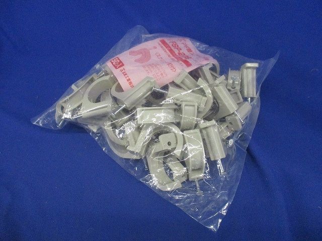 PF管ステップル スクリュー釘付 PF単層波付管22用 ベージュ 50個入 FSP-22S-50
