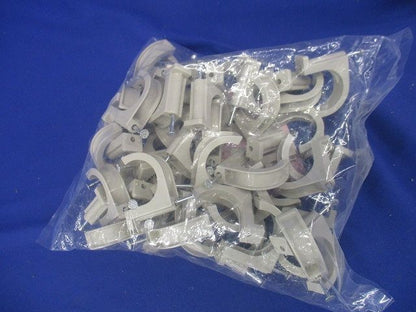 PF管ステップル スクリュー釘付 PF単層波付管22用 ベージュ 50個入 FSP-22S-50